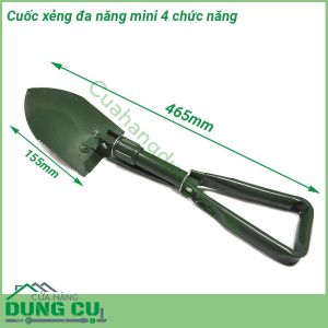 Cuốc xẻng gấp đa năng mini
