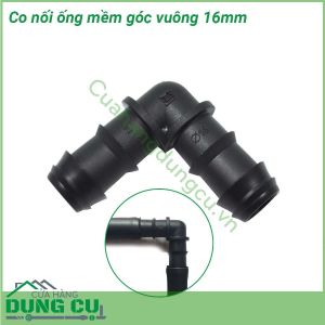 Khớp nối vuông góc 16mm nối ống mềm